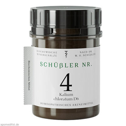 Schuessler Nr. 4 Kal. chlor. D6,400 Stk. Шюсслер Нет. 4 Кал. хлор Д6,400 шт.