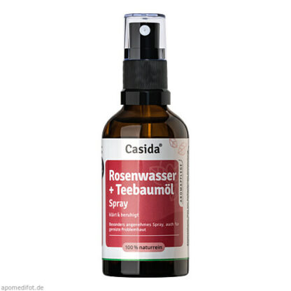 Rosenwasser + Teebaumöl Spray,50 ml Розовая вода + спрей с маслом чайного дерева.,50 мл