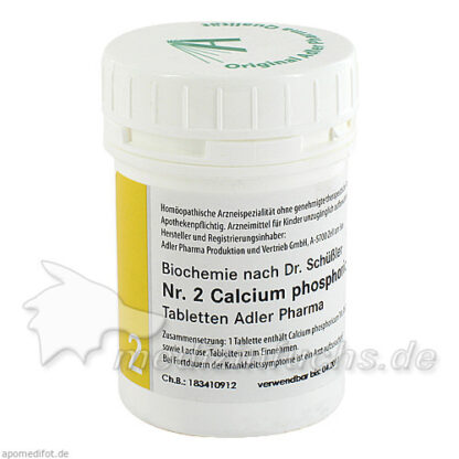 Adler Schüssler Salze Nr. 2 Calcium phosphoricum D6,100 g Соли Адлера-Шюсслера №2 Кальций фосфорикум D6,100 г