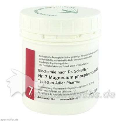 Adler Schüssler Salze Nr. 7 Magnesium phosphoricum D6,250 g Соли Адлера-Шюсслера №7 Магний фосфорикум Д6,250 г