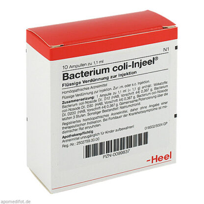 BACTERIUM COLI INJ NOS,10 Stk. БАКТЕРИЯ COLI INJ БДУ,10 шт.