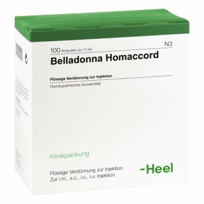 BELLADONNA HOMACCORD,100 Stk. БЕЛЛАДОННА ГОМАККОРД,100 шт.