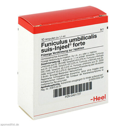 Funiculus umbilical Suis Injeel forte,10 Stk. Пупочный канатик Ам Инжеель форте,10 шт.