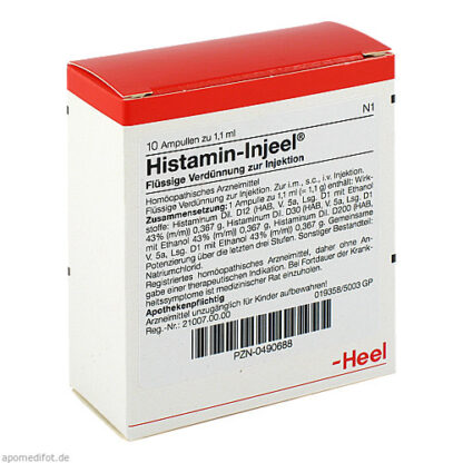 HISTAMIN INJ HOM ALL,10 Stk. ГИСТАМИН ИНДЖ ХОМ ВСЕ,10 шт.