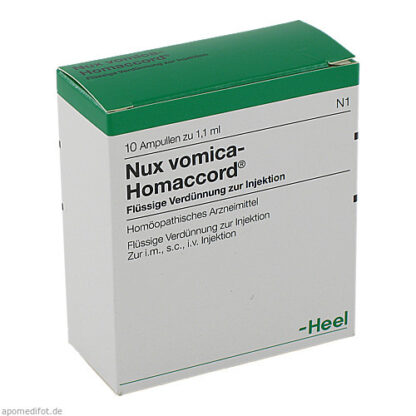 NUX VOMICA HOMACCORD,10 Stk. НЮКС ВОМИКА ХОМАККОРД,10 шт.