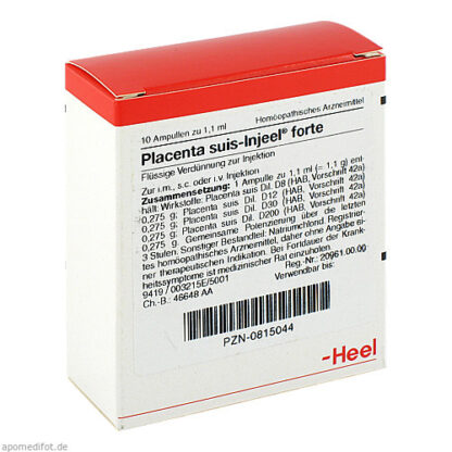 PLACENTA SUIS INJ F ORG,10 Stk. УДОВОЛЬСТВИЕ INJ ДЛЯ ОРГ,10 шт.