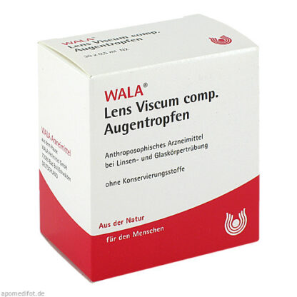 Lens Viscum comp. Augentropfen,30x0,5 ml Вязкая линза комп. Аугентропфен,30х0,5 мл