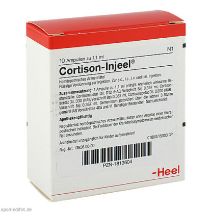 CORTISON INJ HOM ALL,10 Stk. КОРТИЗОН ИНЖ ХОМ ВСЕ,10 шт.