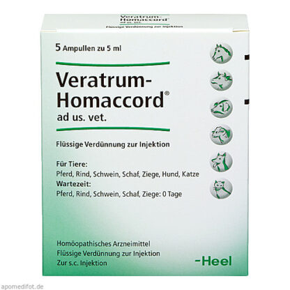 VERATRUM HOMACCORD ad us.vet.Ampullen,5 Stk. НАСТОЯЩИЙ ХОМАККОРД на сайте us.vet.Ampullen,5 шт.