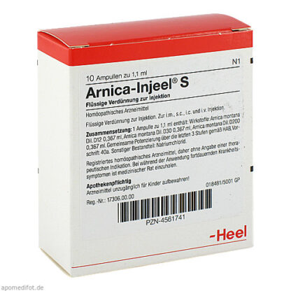 ARNICA INJ S,10 Stk. АРНИКА ИНЖ С,10 шт.