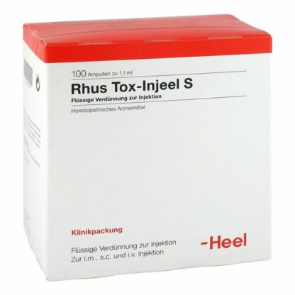 RHUS TOX INJ S,100 Stk. РУС ТОКС ИНЖ С,100 шт.