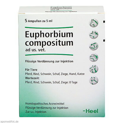 EUPHORBIUM COMPOSITUM ad us.vet.Ampullen,5x5 ml ЭУФОРБИЙ КОМПОЗИТ ad us.vet.Ampullen,5x5 мл