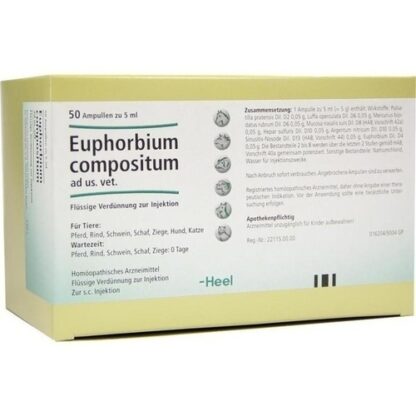 EUPHORBIUM COMPOSITUM ad us.vet.Ampullen,50x5 ml ЭУФОРБИЙ КОМПОЗИТ ad us.vet.Ampullen,50х5 мл