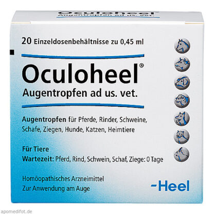 OCULOHEEL Augentropfen ad us.vet.Einzeldosispipet.,20 Stk. Глазные капли OCULOHEEL от us.vet. Пипетка для однократной дозы.,20 шт.