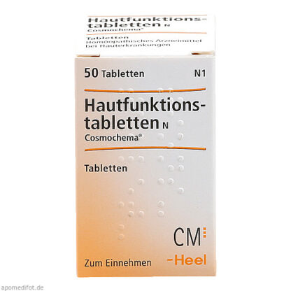 HAUTFUNKTIONSTABLETTEN N COSMOCHEMA,50 Stk. HAUTFUNKTIONSTABLETTEN N COSMOCHEMA,50 шт.