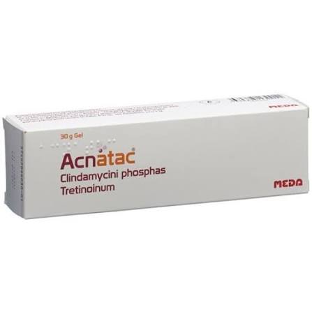 Acnatac, (10 mg+0,25 mg)/Акнатак гель с третиноином от акне 30 гр